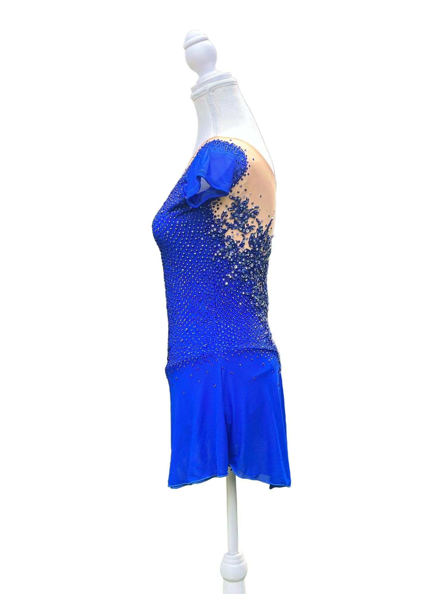 Royal Blue Figure Skating Dress | Crystal Competition Dress