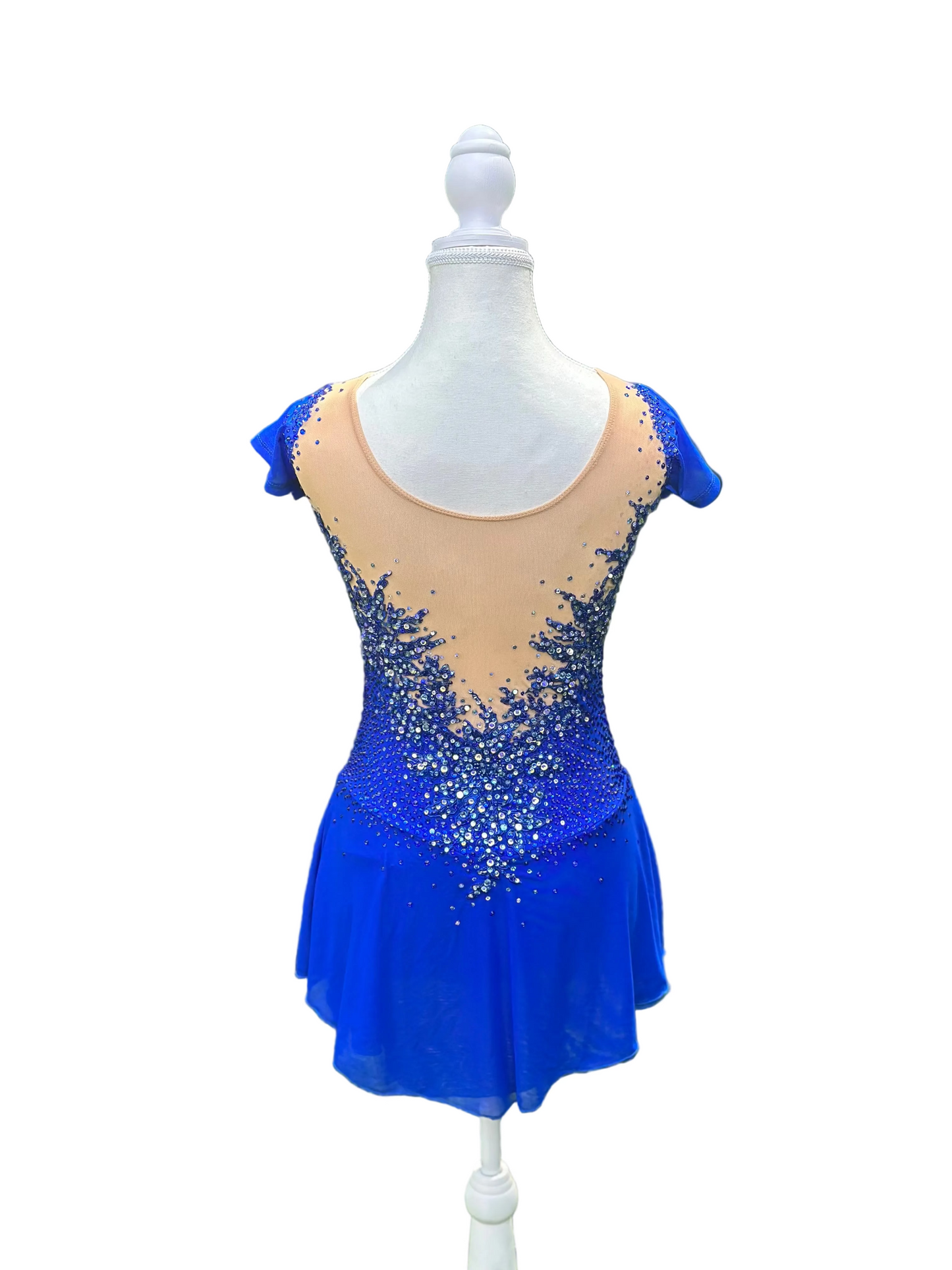 Royal Blue Figure Skating Dress | Crystal Competition Dress