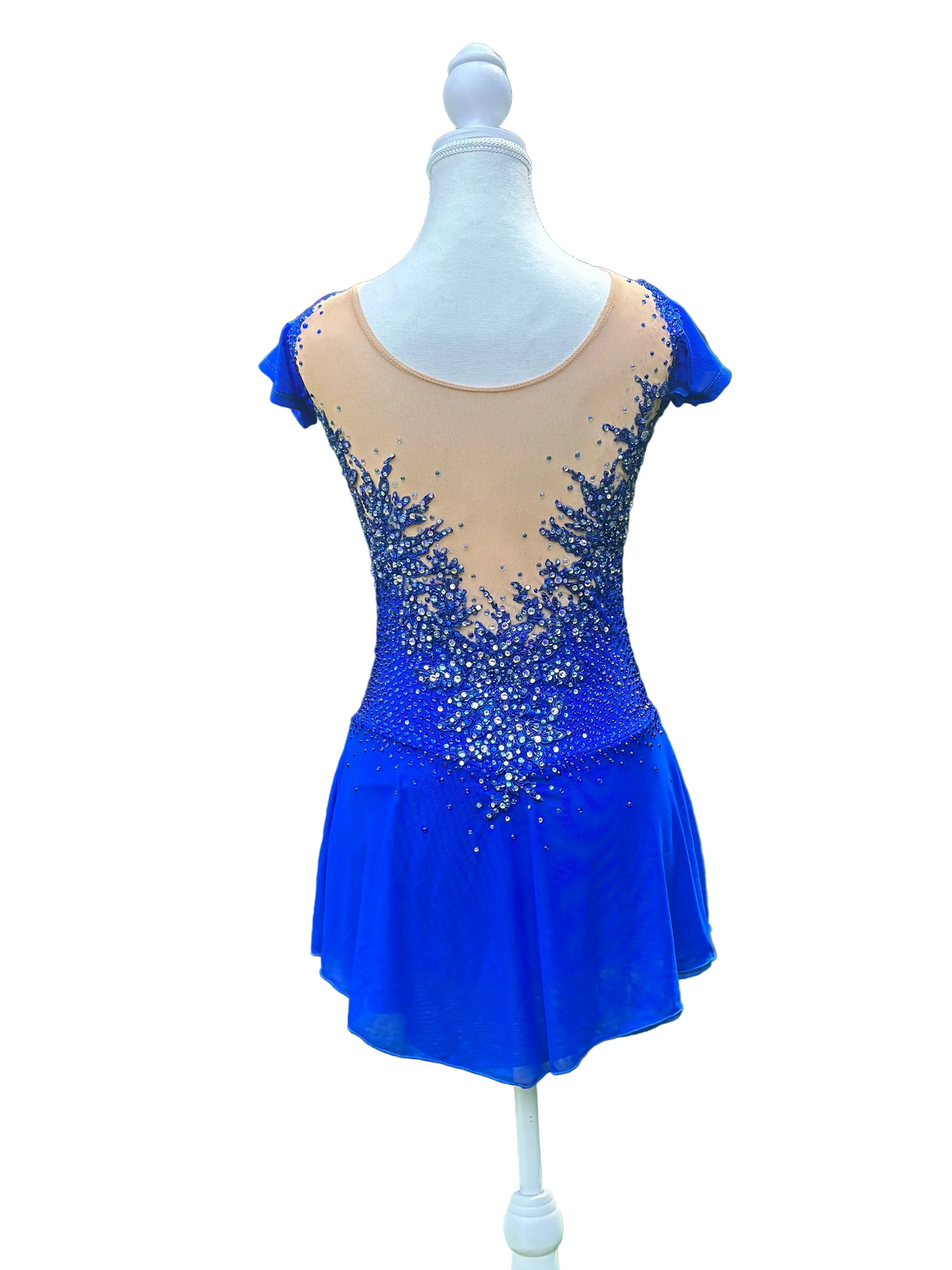Royal Blue Figure Skating Dress | Crystal Competition Dress
