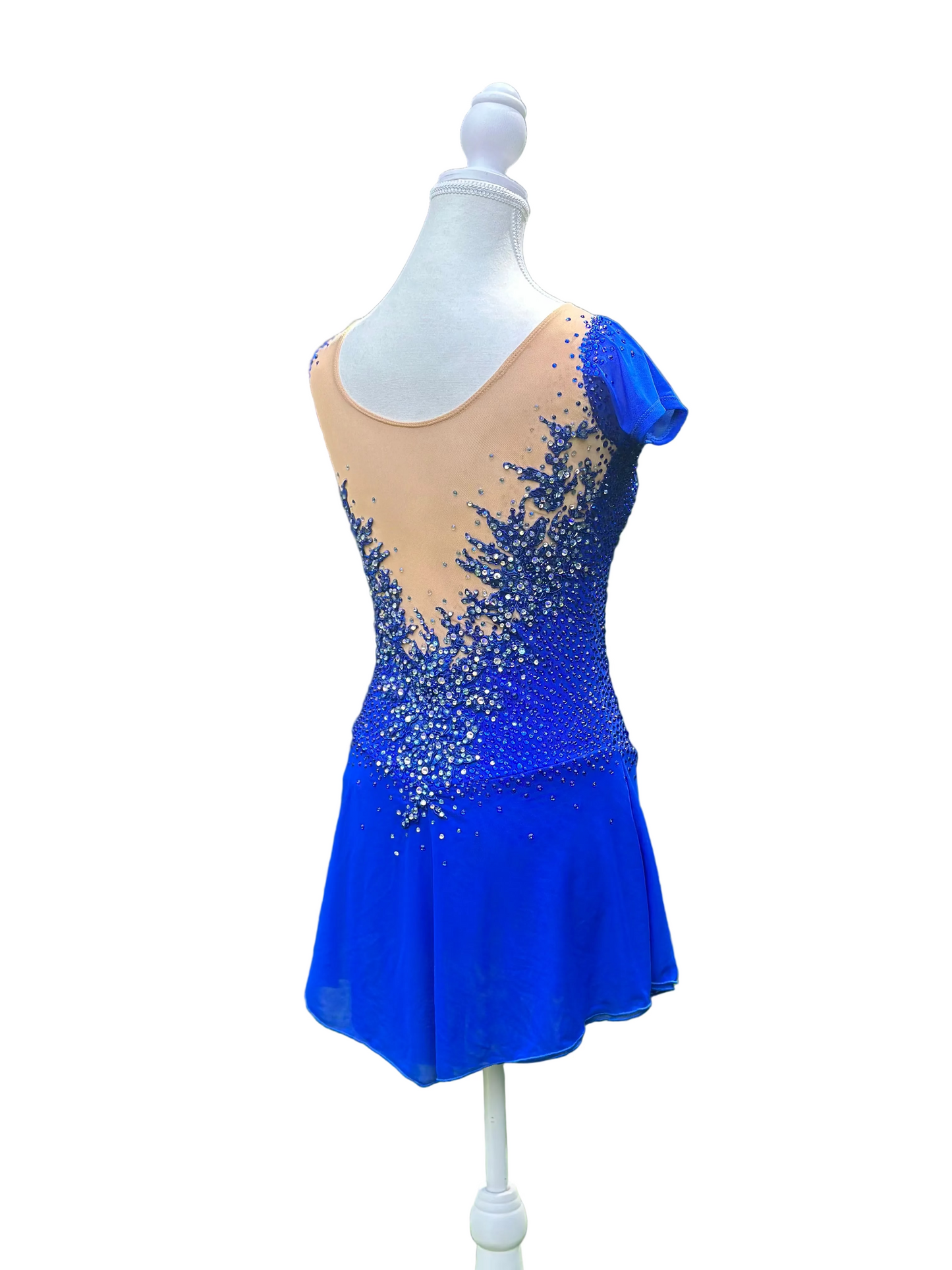 Royal Blue Figure Skating Dress | Crystal Competition Dress