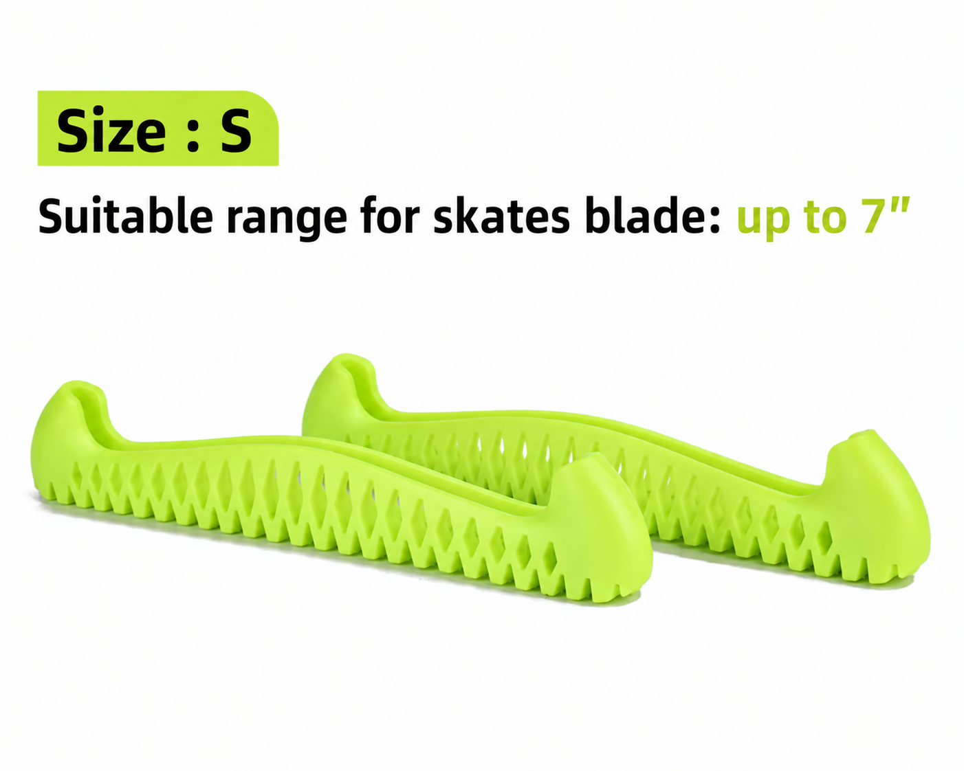 Figure skate blade guard size chart for S