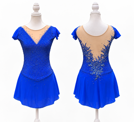 Royal Blue Figure Skating Competition Dress
